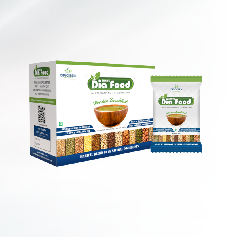 Dia food Orogen naturals